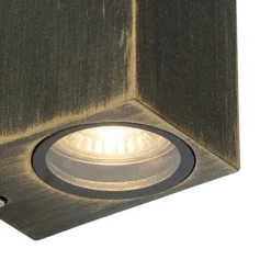 QAZQA wandlampen buiten baleno goudkleurig gu10 New