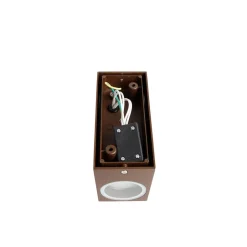 QAZQA wandlampen buiten baleno bronskleurig gu10 Online