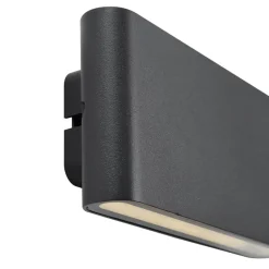 QAZQA wandlampen buiten batt zwart geïntegreerde led New