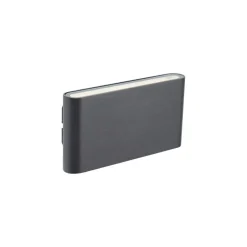 QAZQA wandlampen buiten batt zwart geïntegreerde led New