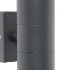 QAZQA wandlampen buiten duo grijs gu10 Online