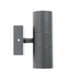 QAZQA wandlampen buiten duo grijs gu10 Online