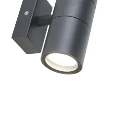 QAZQA wandlampen buiten duo grijs gu10 Online