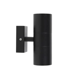 QAZQA wandlampen buiten duo zwart gu10 New