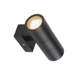 QAZQA wandlampen buiten duo zwart gu10 New