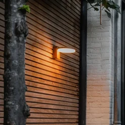 QAZQA wandlampen buiten esmee bronskleurig geïntegreerde led New