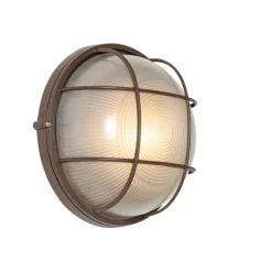 QAZQA wandlampen buiten hanneke bronskleurig e27 Outlet