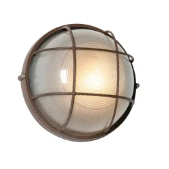 QAZQA wandlampen buiten hanneke bronskleurig e27 Outlet