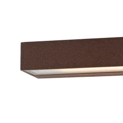 QAZQA wandlampen buiten hannah bronskleurig geïntegreerde led Clearance