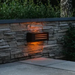 QAZQA wandlampen buiten hurricane bronskleurig e27 Online