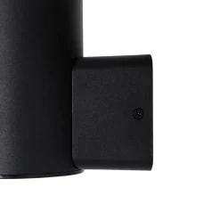 QAZQA wandlampen buiten huma zwart e27 Online