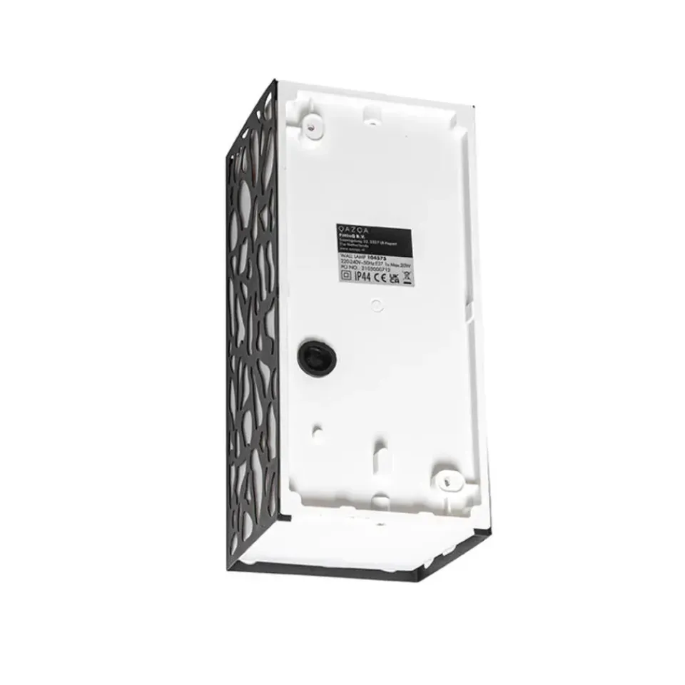 QAZQA wandlampen buiten nicole zwart e27 Sale