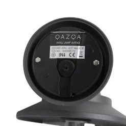 QAZQA wandlampen buiten oxford grijs e27 New