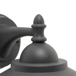 QAZQA wandlampen buiten oxford grijs e27 New