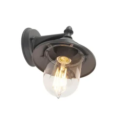 QAZQA wandlampen buiten oxford grijs e27 New