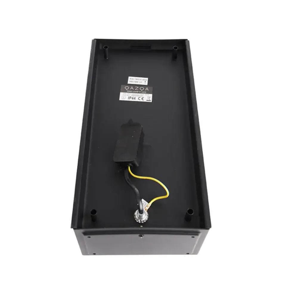 QAZQA wandlampen buiten rotterdam zwart e27 Sale