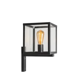 QAZQA wandlampen buiten rotterdam zwart e27 New