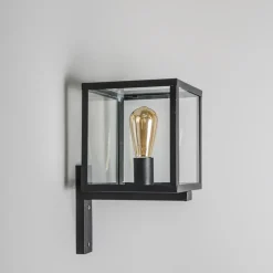 QAZQA wandlampen buiten rotterdam zwart e27 New