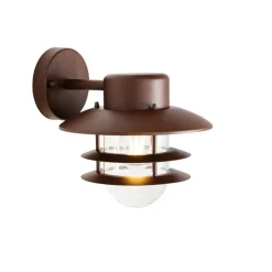 QAZQA wandlampen buiten shell bronskleurig e27 Discount