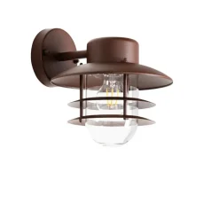 QAZQA wandlampen buiten shell bronskleurig e27 Discount