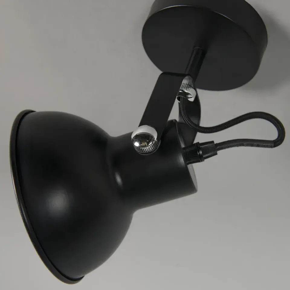 QAZQA wandlampen guida zwart e14 Clearance