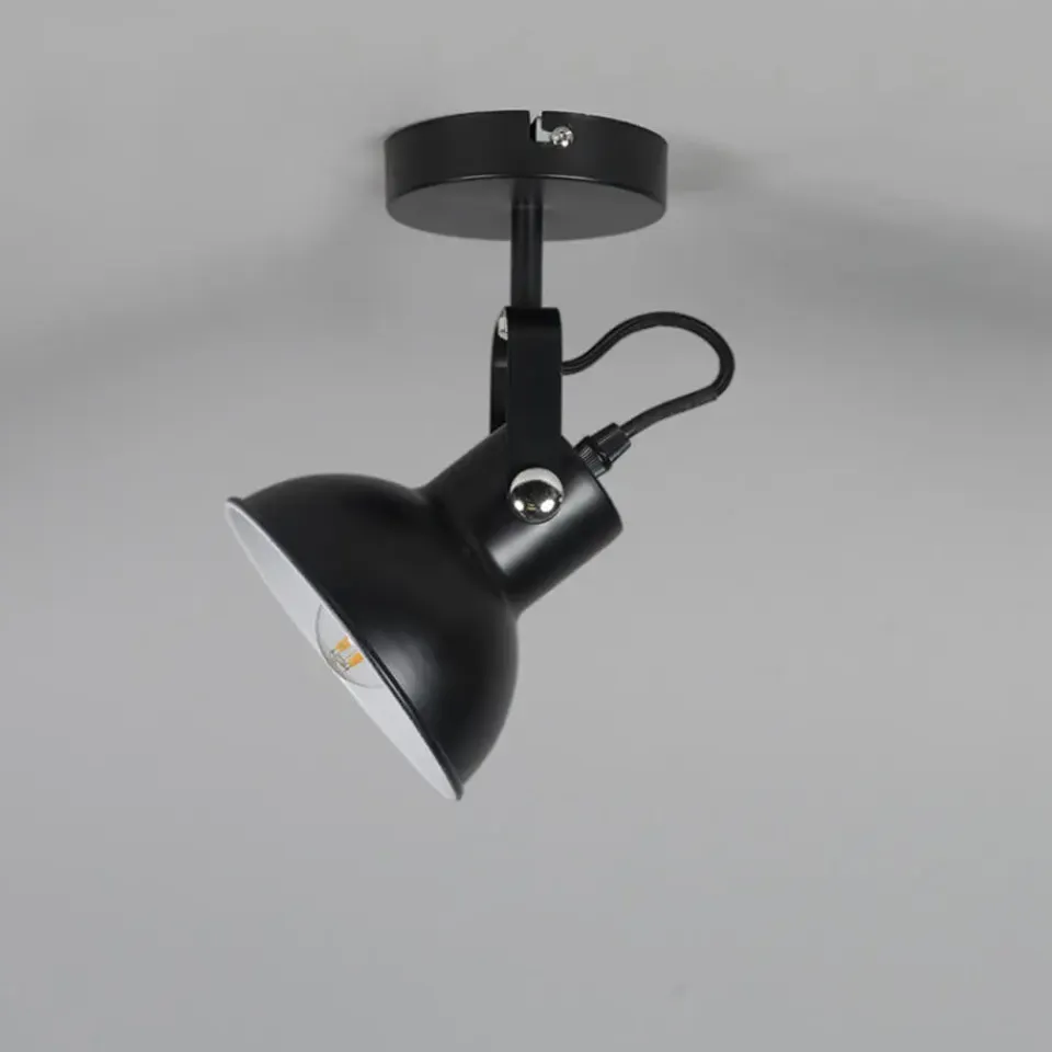 QAZQA wandlampen guida zwart e14 Clearance