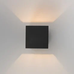 QAZQA wandlampen transfer zwart g9