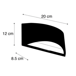 QAZQA wandlampen tum wit g9 Sale