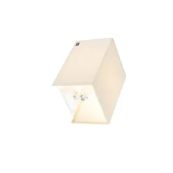 QAZQA wandlampen vete beige e27 Outlet
