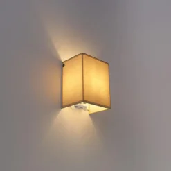 QAZQA wandlampen vete beige e27 Outlet