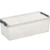 Sunware Q-line opbergbox 9,5L transparant metaal Online