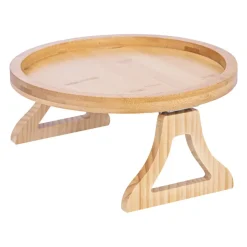 QUVIO Armleuning dienblad met inklapbare armen - Bamboe Best