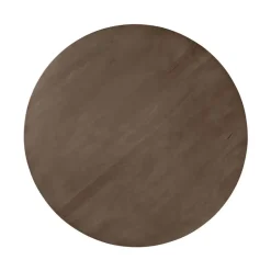 QUVIO Eettafel Sofia – Rond – Ø130 – Kruispoot – Bruin Outlet