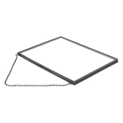 QUVIO Fotolijst met ketting 15 x 20 cm - Antraciet Best
