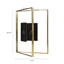 QUVIO Fotolijst staand rechthoek 15x20,5 cm + 13x18 cm + 10,5x15,5 cm - Goud New