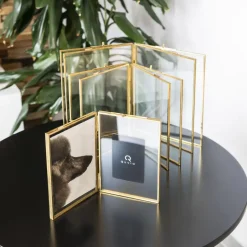 QUVIO Fotolijst staand rechthoek 10,5 x 15.5 cm (bxh) - Goud Online