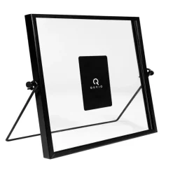 QUVIO Fotolijst staand staal 15 x 15cm - Zwart New