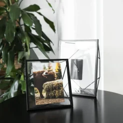 QUVIO Fotolijstje hexagon set van 3 - Zwart Online