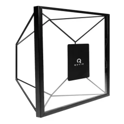 QUVIO Fotolijstje hexagon staal 15 x 15cm - Zwart Hot