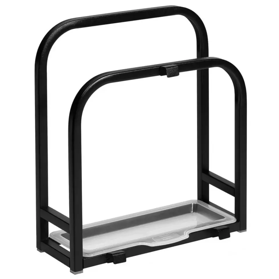 QUVIO Keukenrek deluxe aanrecht - Zwart