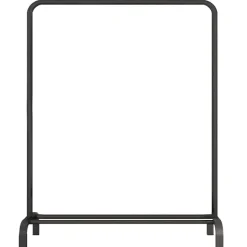 QUVIO Kledingrek met schoenen opbergruimte zwart Best