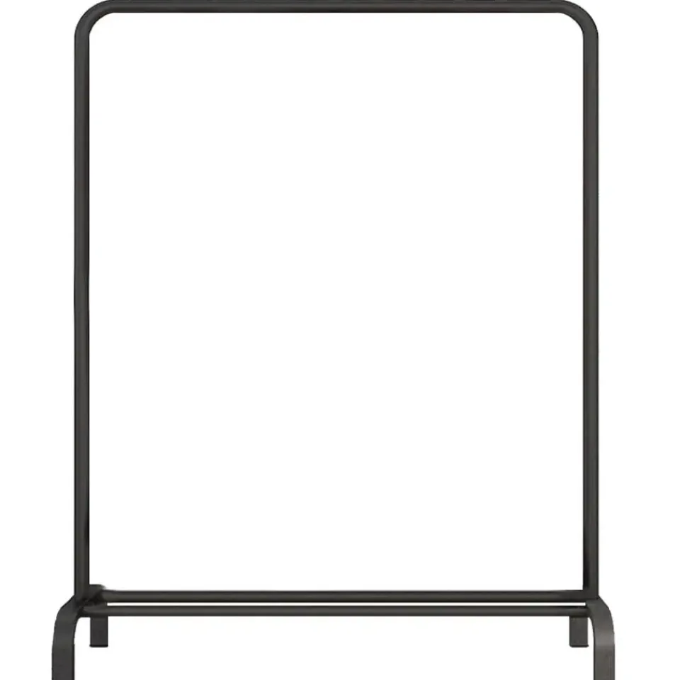 QUVIO Kledingrek met schoenen opbergruimte zwart Best