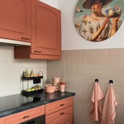 QUVIO Kruidenrek - 2 Laags - Metaal - Zwart Clearance