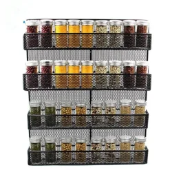 QUVIO Kruidenrek groot zwart Clearance