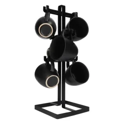 QUVIO Mokken houder - Metaal - Zwart Discount