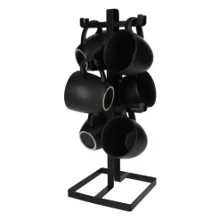 QUVIO Mokken houder - Metaal - Zwart Discount