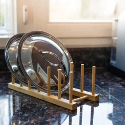 Krumble QUVIO Pannendekselhouder - Bamboe New