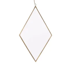 QUVIO Spiegel ruitvorm smal - Goud