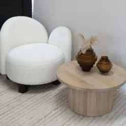 QUVIO Vaas – Glas – Bruin – Maat L Outlet