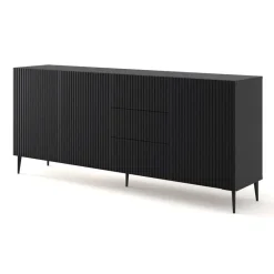 Homlando Ravenna B dressoir ladekast 200 3D3S gefreesd MDF folie mat Best